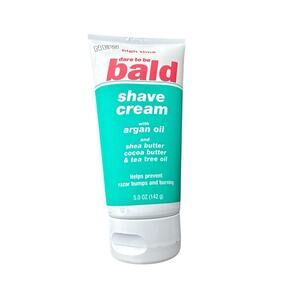 High Time Dare to be Bald Shave Cream with Argan Oil - 5 oz (142 g)
